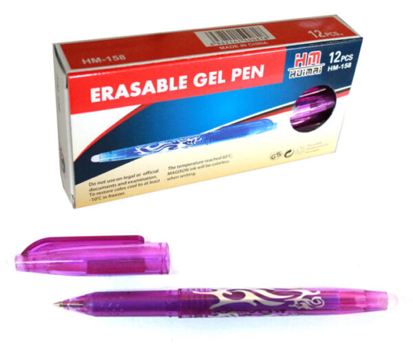 Ручка пиши-стирай фыолетова