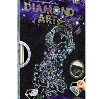 Набір для творчості DIAMOND ART (картина стразами+глітер) з рамкою 01-07 - Птах