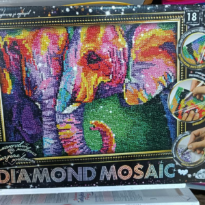 Діамантова мозаїка Райдужний слон Данко-Тойс